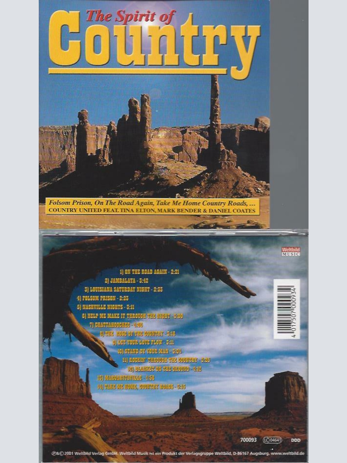 CD- The Spirit Of Country