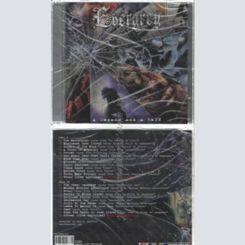 CD-- EVERGREY  --A DECADE AND A HALF, JEWEL CASE,  SEITIGES BOOKLET