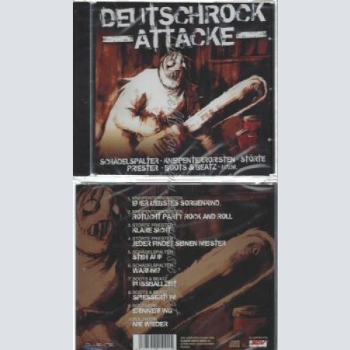 CD-- VARIOUS  --DEUTSCHROCKATTACKE