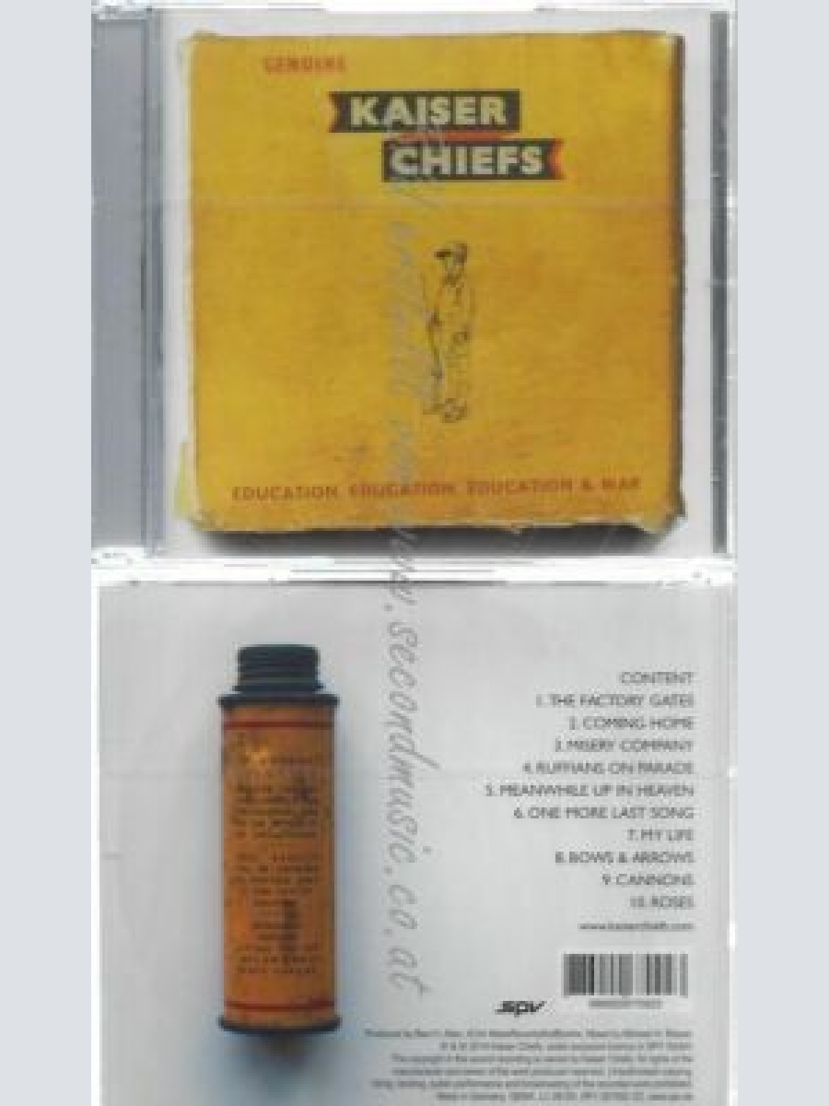 CD-- KAISER CHIEFS--EDUCATION,EDUCATION,EDUCATION & WAR