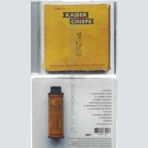 CD-- KAISER CHIEFS--EDUCATION,EDUCATION,EDUCATION & WAR