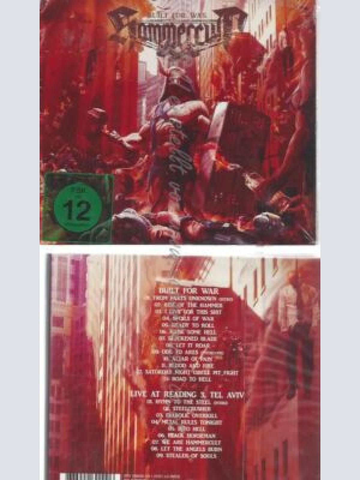 CD-- HAMMERCULT  --BUILT FOR WAR