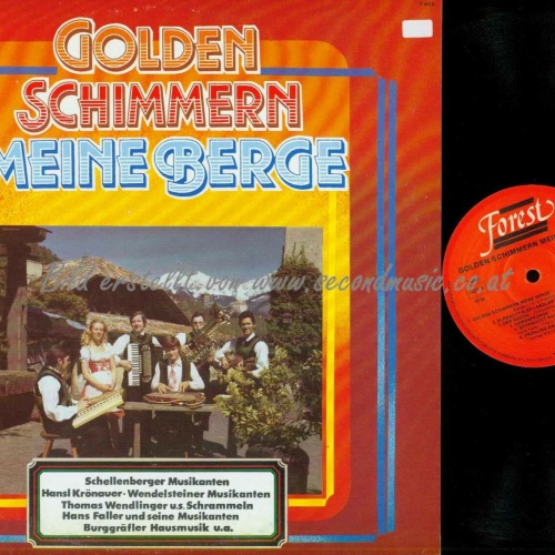 LP--Hansl Krönauer – Golden Schimmern Meine Berge   //NM