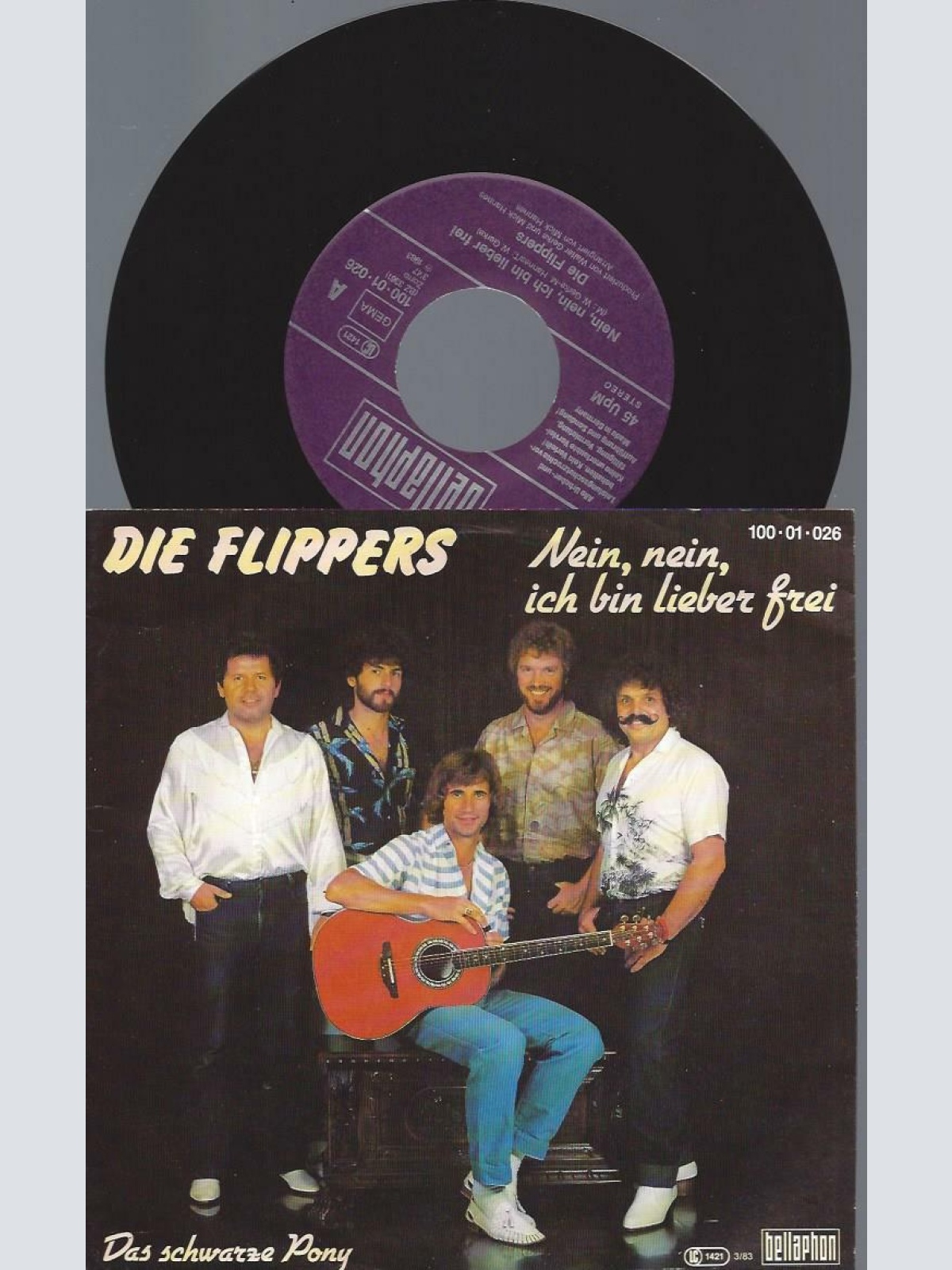 7"   Die Flippers – Nein, Nein, Ich Bin Lieber Frei