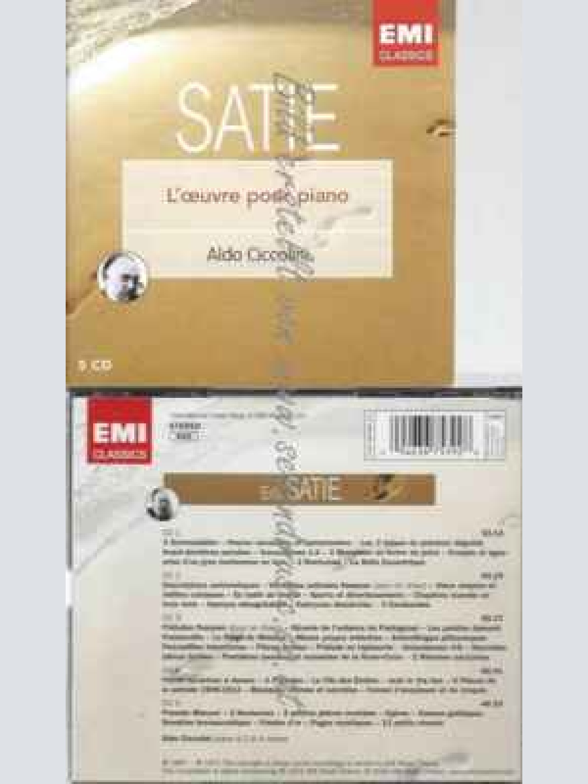 CD--CICCOLINI,ALDO UND SATIE,ERIK--KLAVIERWERKE