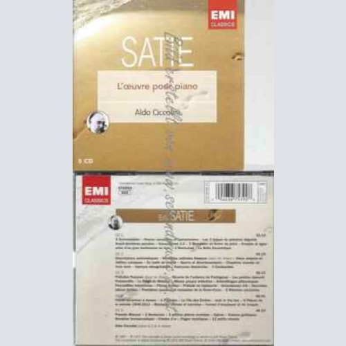 CD--CICCOLINI,ALDO UND SATIE,ERIK--KLAVIERWERKE