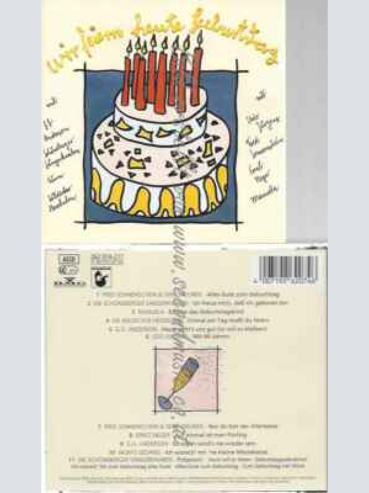 CD--VARIOUS--WIR FEIERN HEUT' GEBURTSTAG
