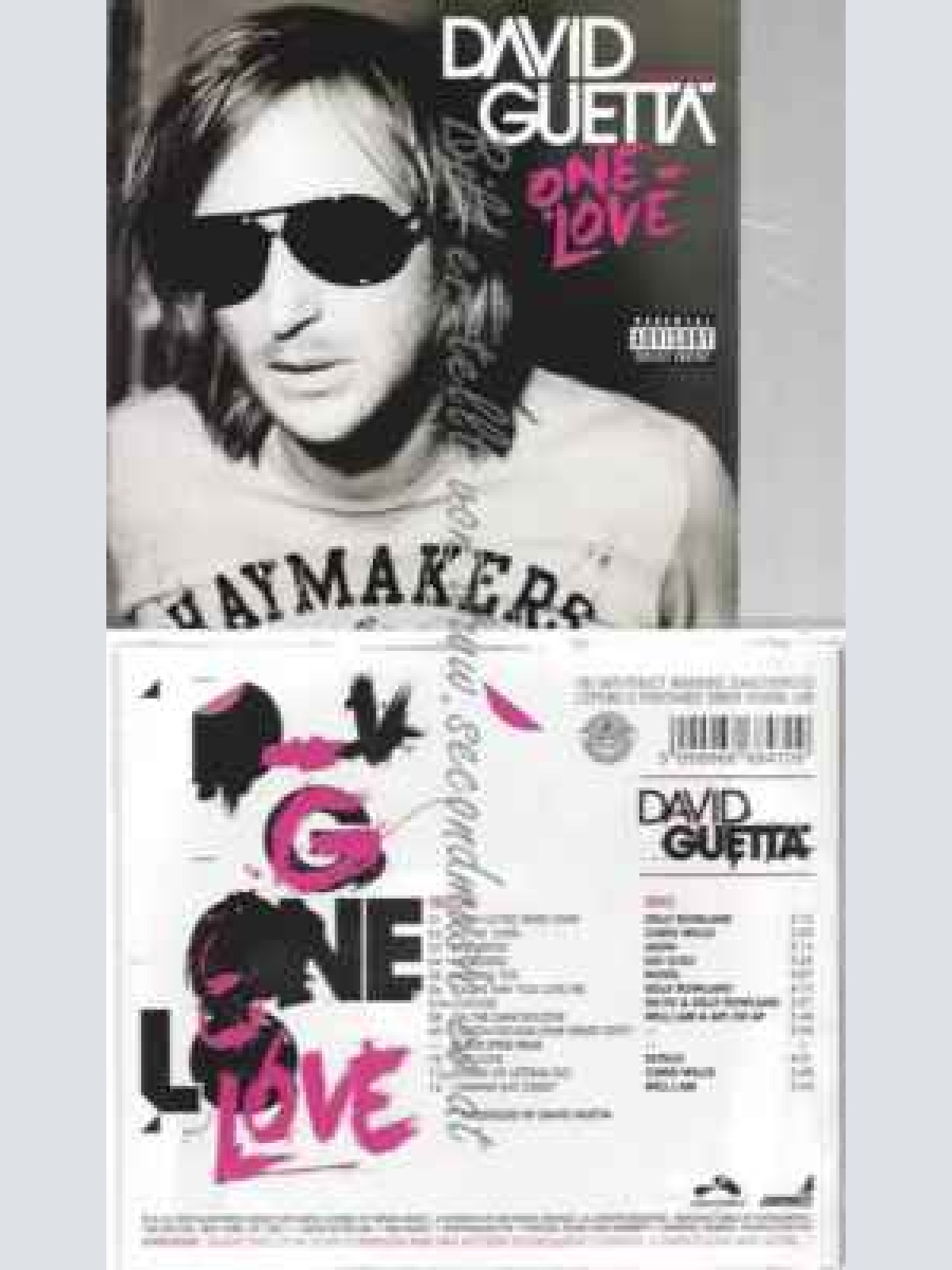 CD--DAVID GUETTA--ONE LOVE