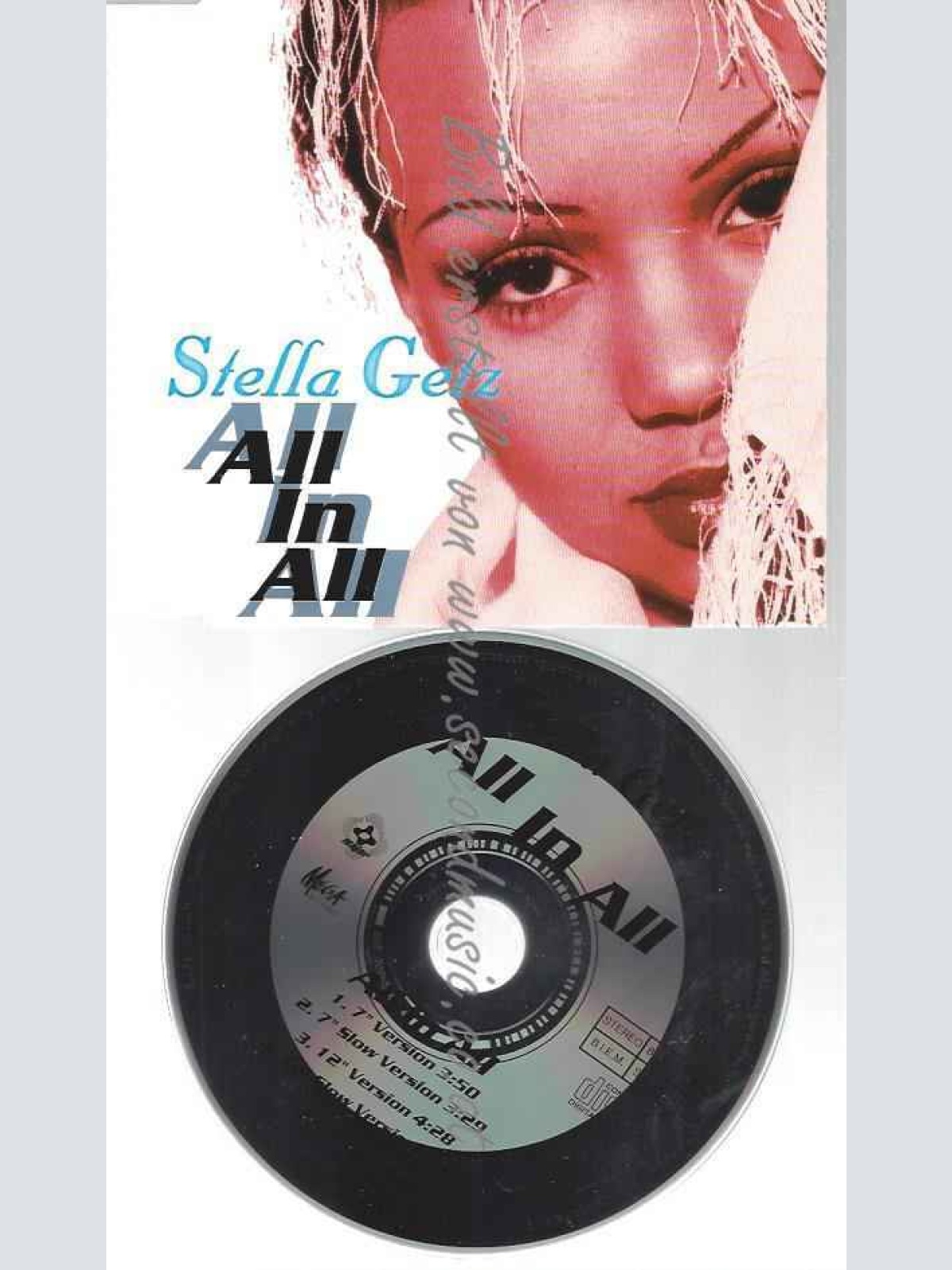 CD--STELLA GETZ--ALL IN ALL (4 VERSIONS, 1994)