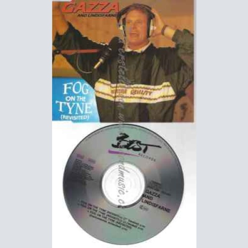 CD--GAZZA & LINDISFARNE--FOG ON THE TYNE (REVISITED, 3 VERSIONS, 1990)