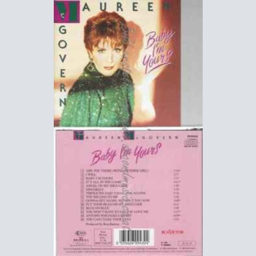 CD--MAUREEN MCGOVERN--BABY I'M YOURS