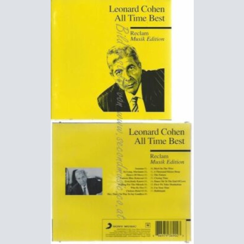 CD-- LEONARD COHEN--ALL TIME BEST-GREATEST HITS (RECLAM EDITION)
