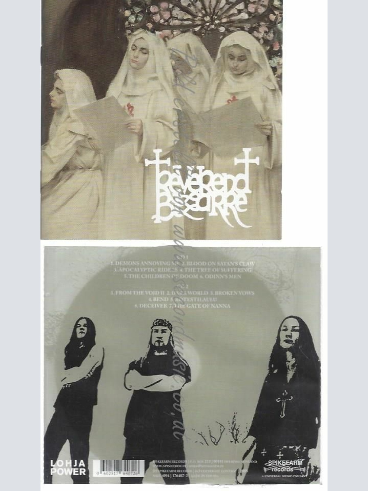 CD-- REVEREND BIZARRE--DEATH IS GLORY...NOW