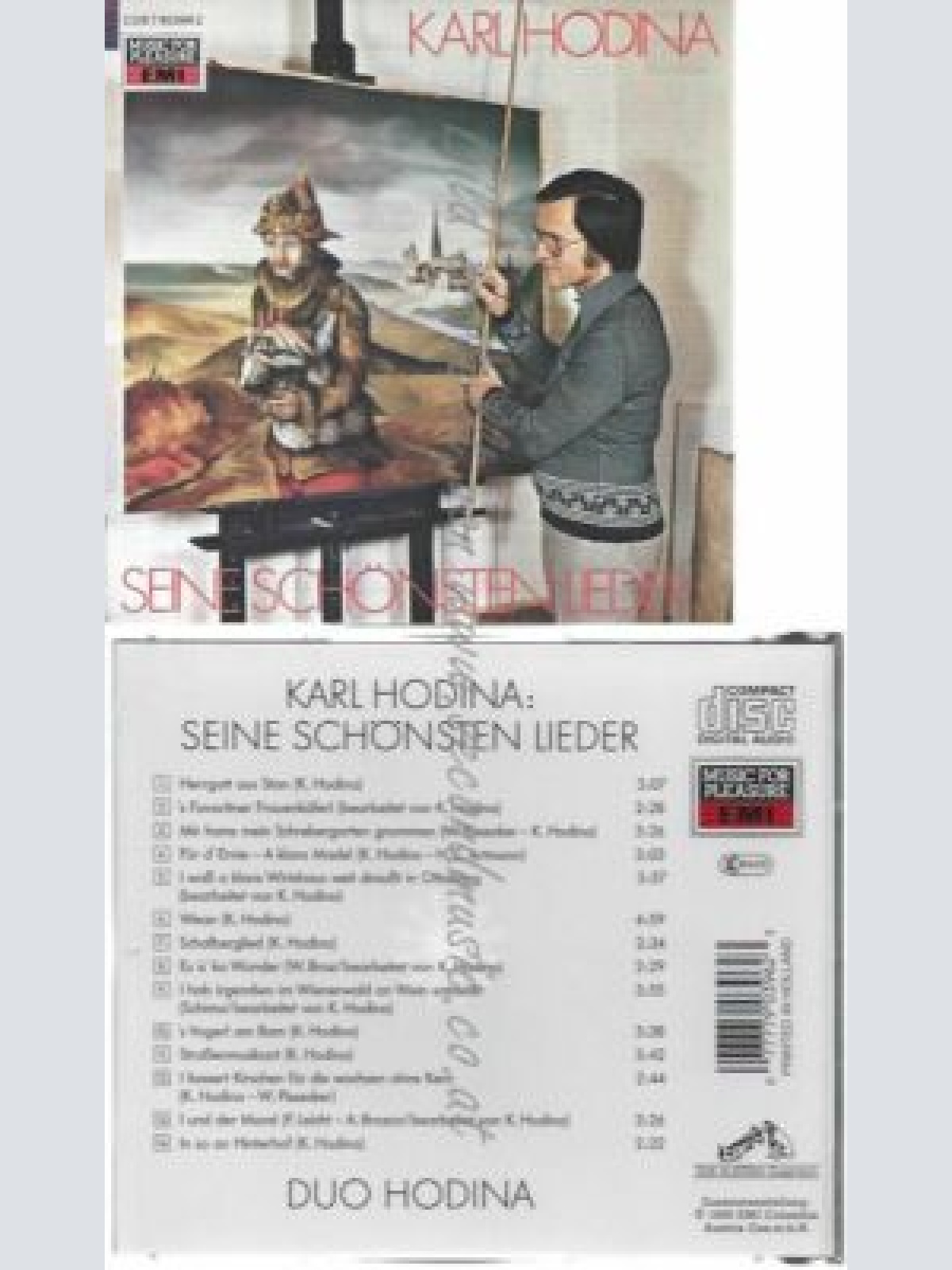 CD-- HODINA,KARL DUO--DIE SCHÖNSTEN LIEDER