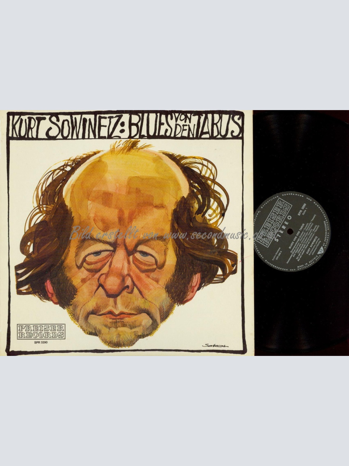 LP--KURT SOWINETZ BLUES VON DEN TABUS
