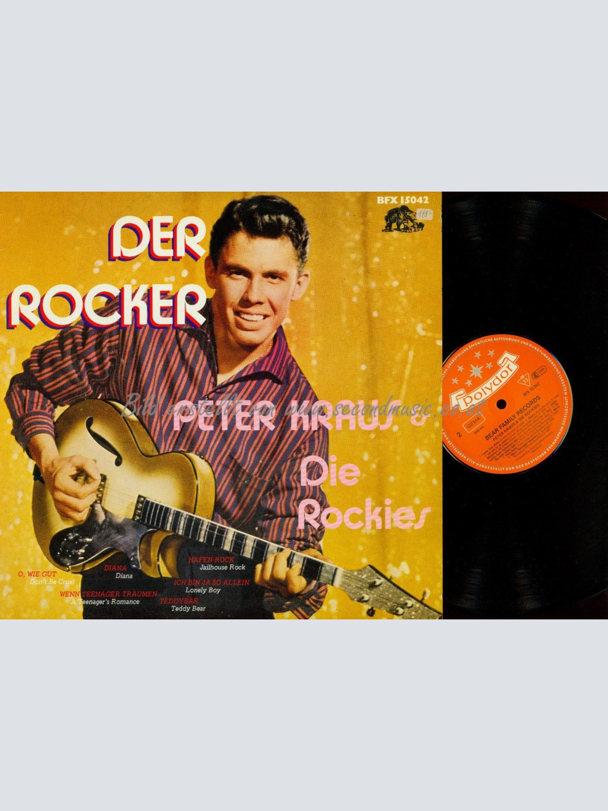 LP--PETER KRAUS & DIE ROCKIES DER ROCKER // BEAR FAMILY