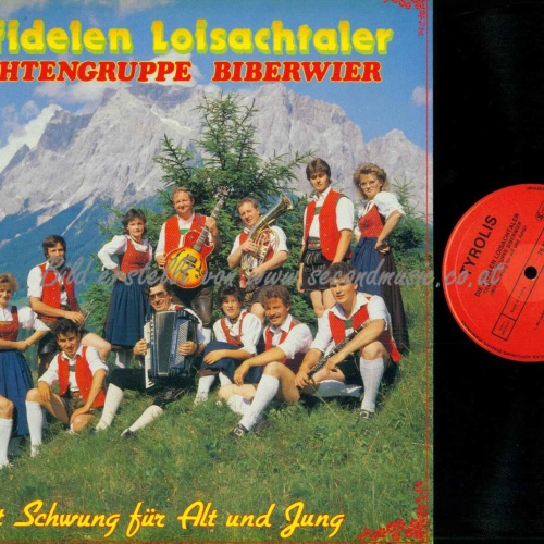 LP--Die Fidelen Loisachtaler-- Mit Schwung Für Alt Und Jung   //    //NM