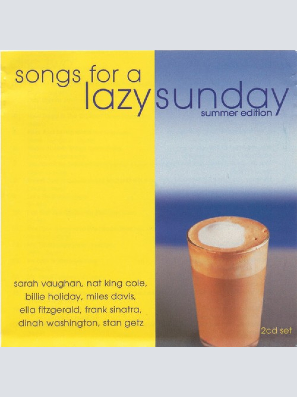 2xCD, Comp Various - Songs For A Lazy Sunday - Summer Edition