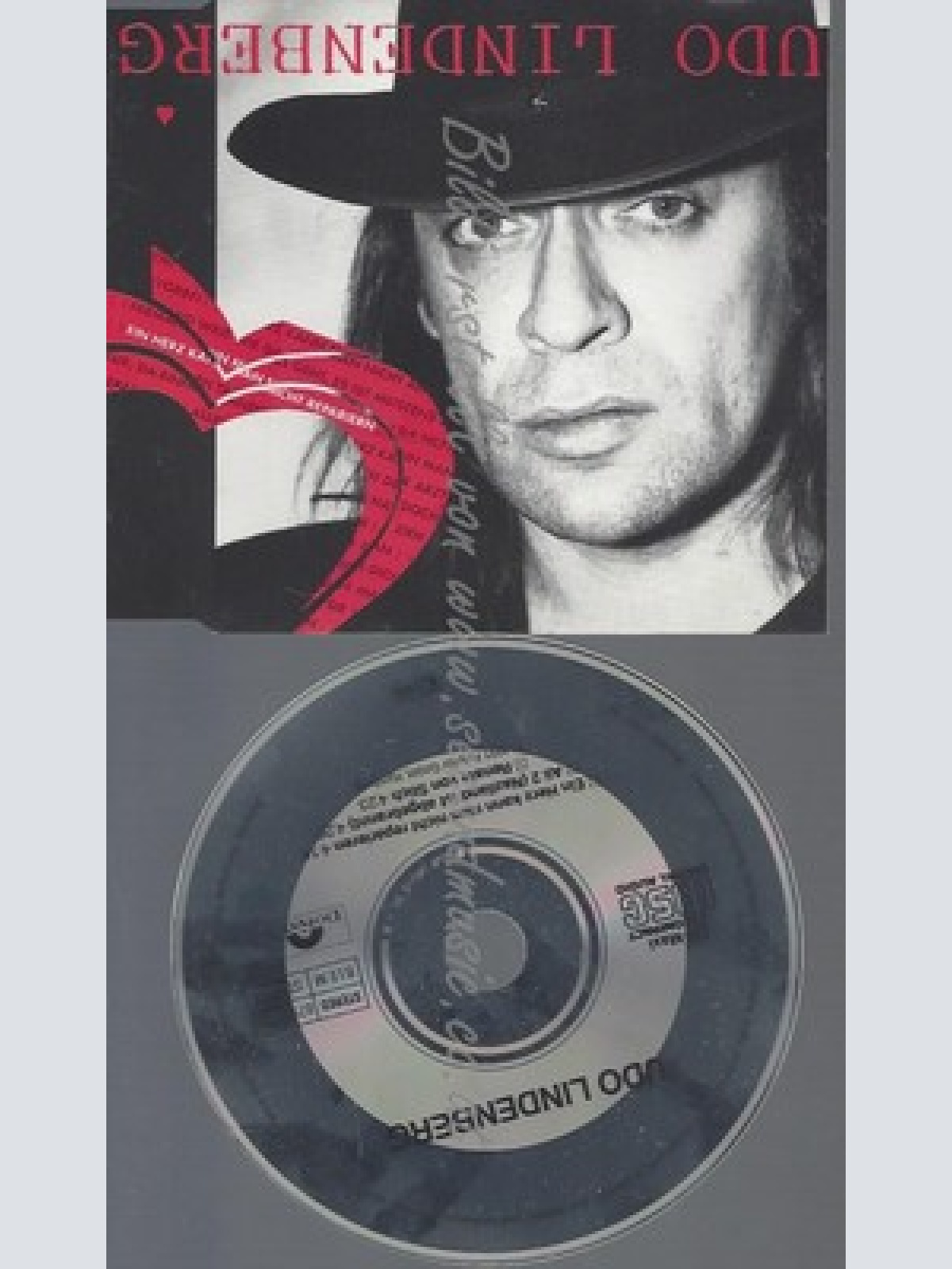 CD--UDO LINDENBERG -- - SINGLE -- EIN HERZ KANN MAN NICHT REPARIERN -3 TRACKS, -