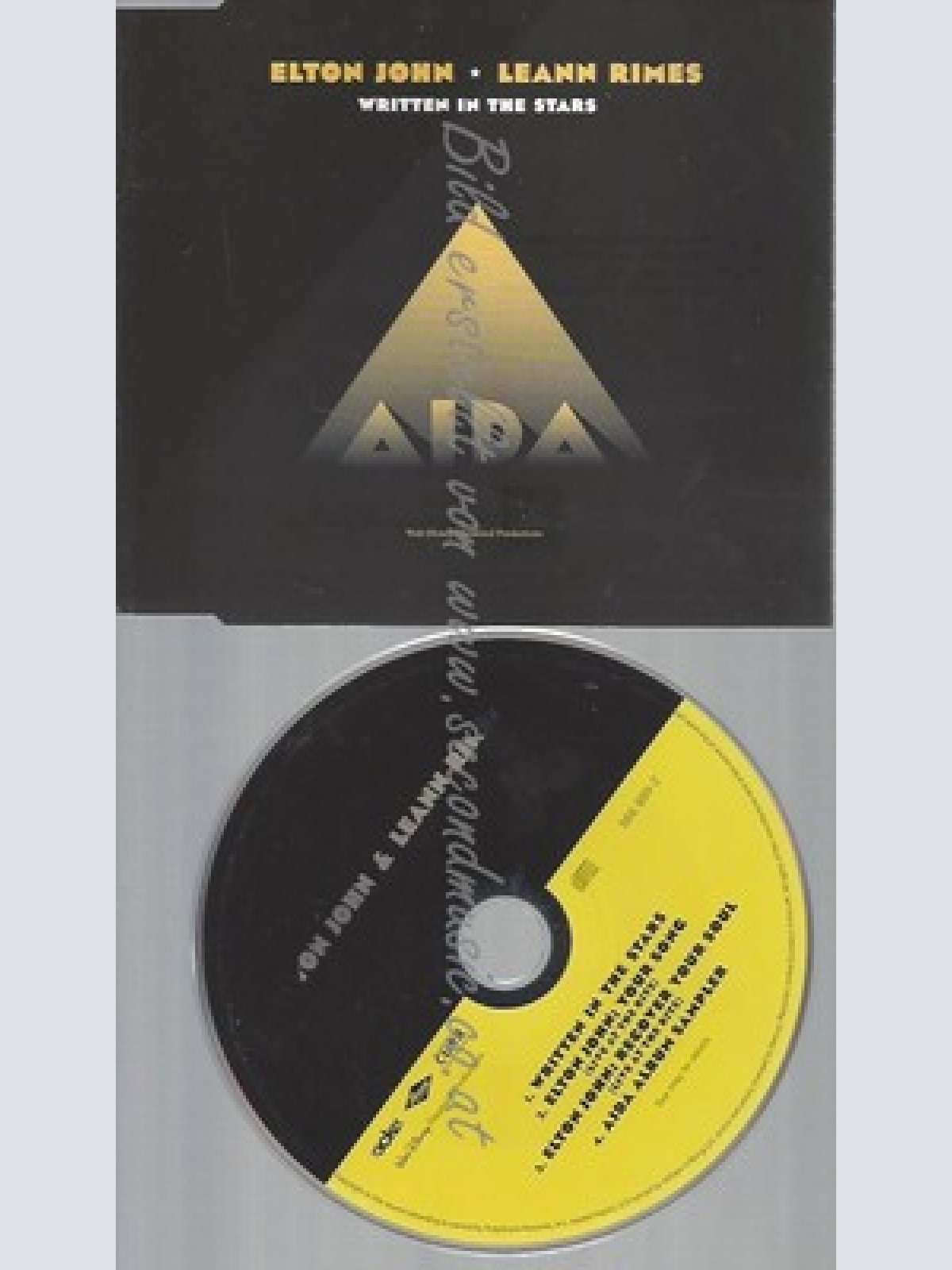 CD--JOHN,ELTON & RIMES,LEANN--WRITTEN IN THE STARS-