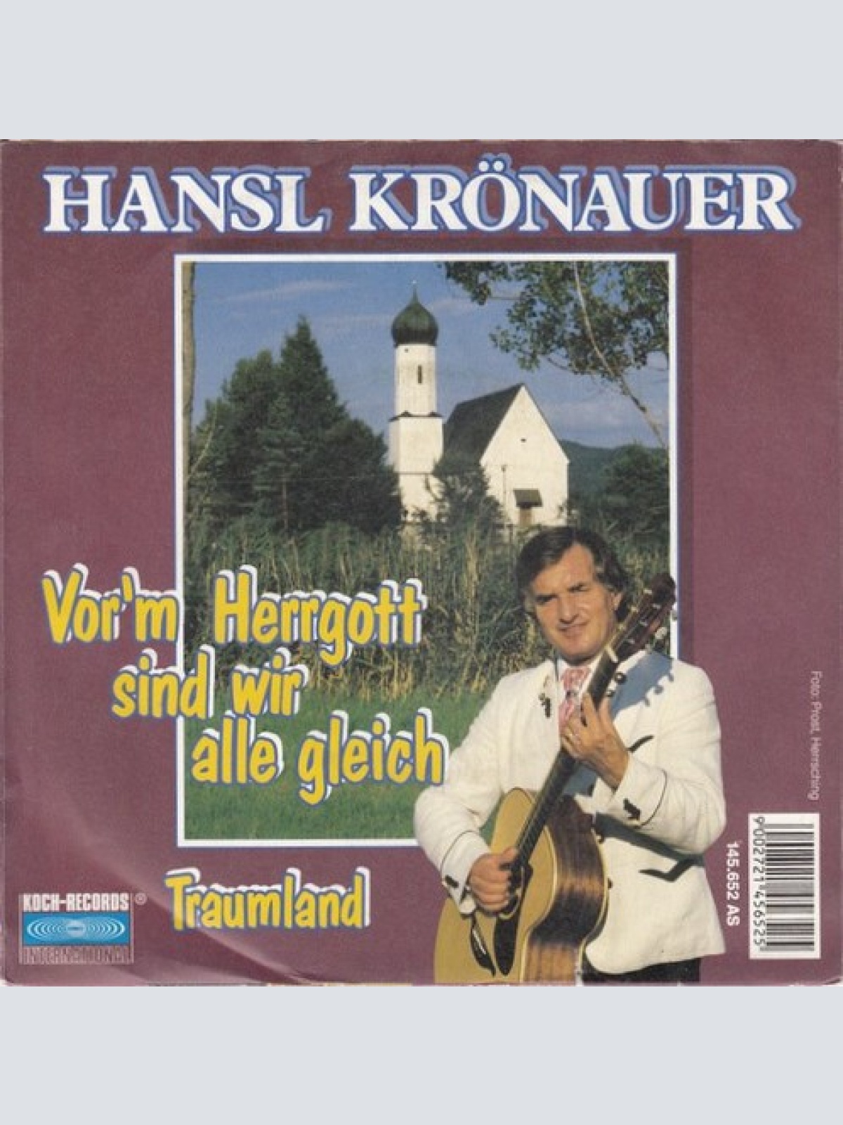 7", Single Hansl Krönauer - Vor'm Herrgott Sind Wir Alle Gleich