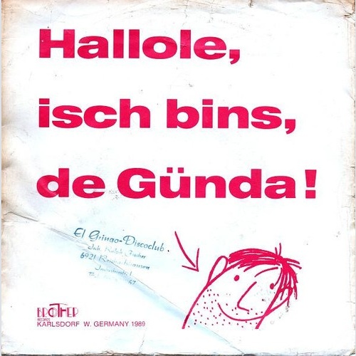 7", Single Töpel Ohne* - Hallole, Isch Bins, De Günda!