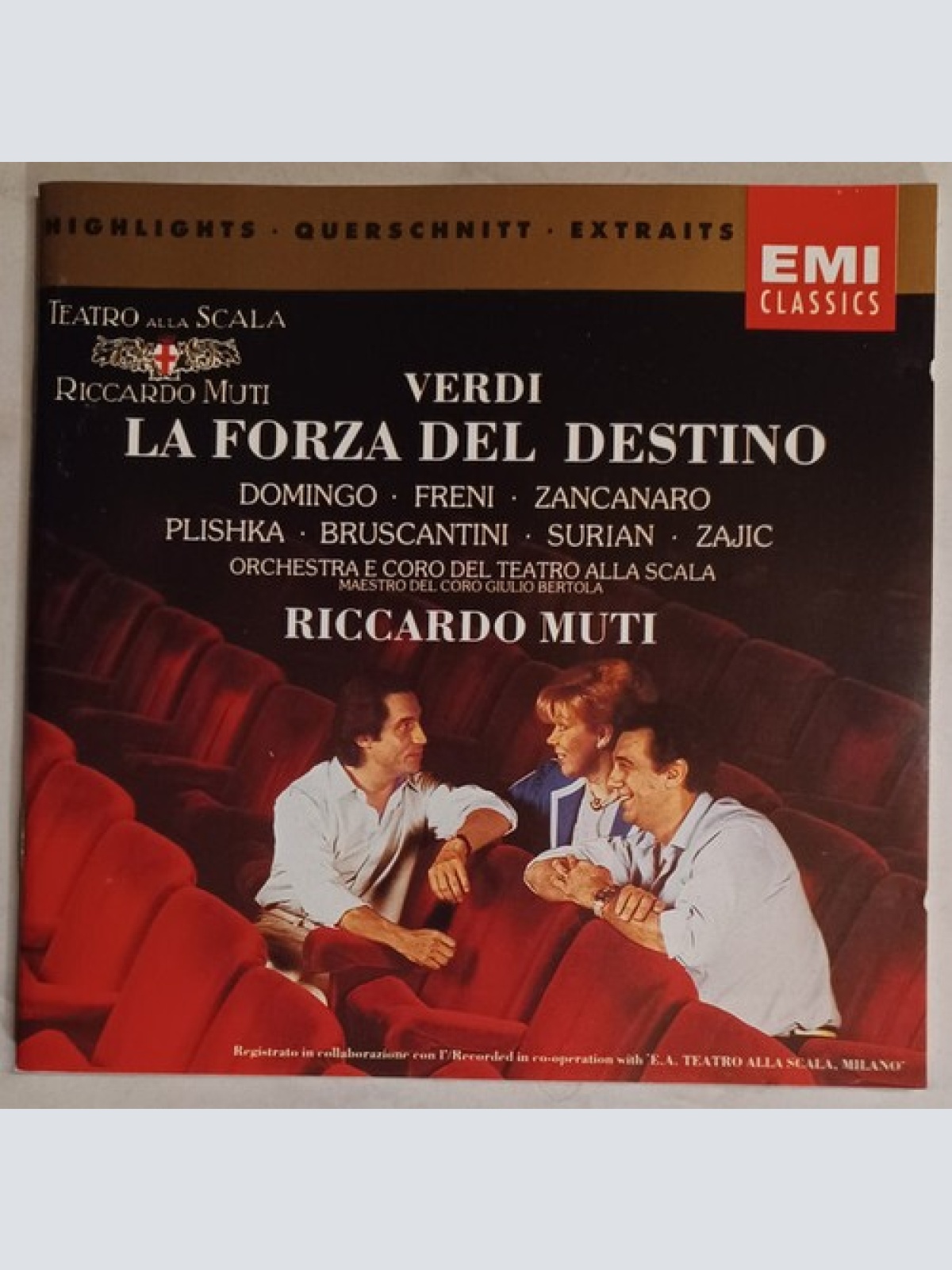 CD, Album, RE + CD, Album Verdi* - Domingo* · Freni* · Zancanaro* · Plishka* ...