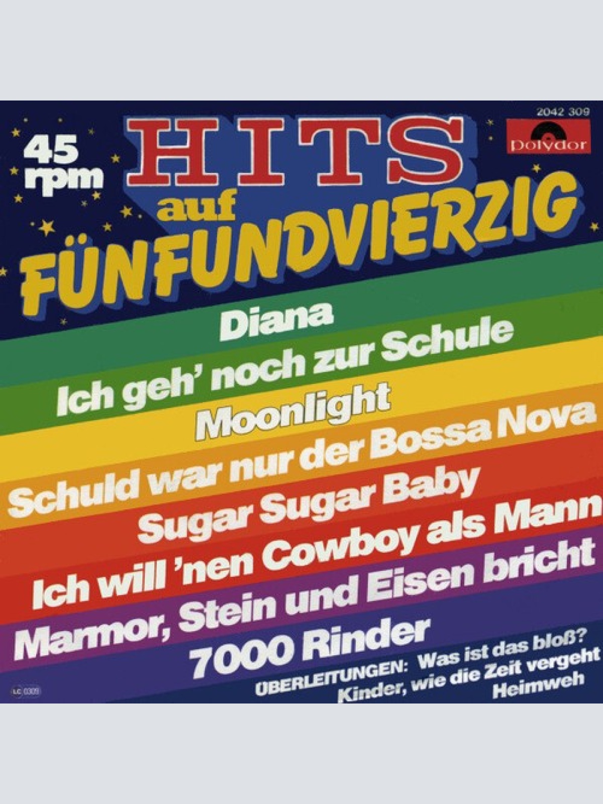 7", RE Hits auf Fünfundvierzig - Schön War Die Zeit