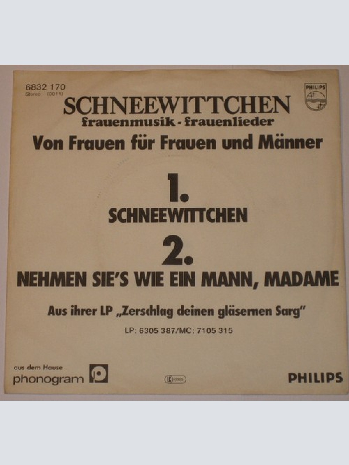 7", Single, Promo Schneewittchen (2) - Schneewittchen