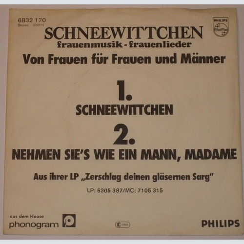 7", Single, Promo Schneewittchen (2) - Schneewittchen
