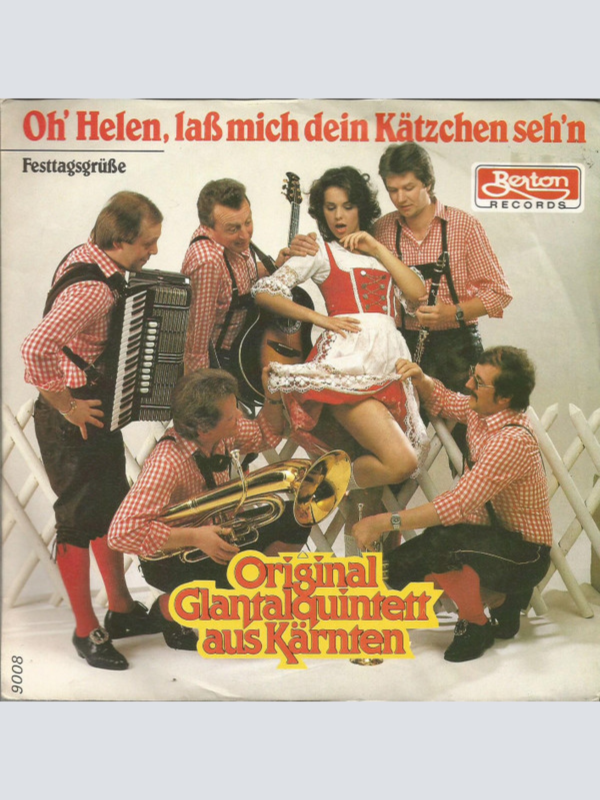 7" Original Glantalquintett Aus Kärnten* - Oh, Helen, Laß Mich Dein Kätzchen ...