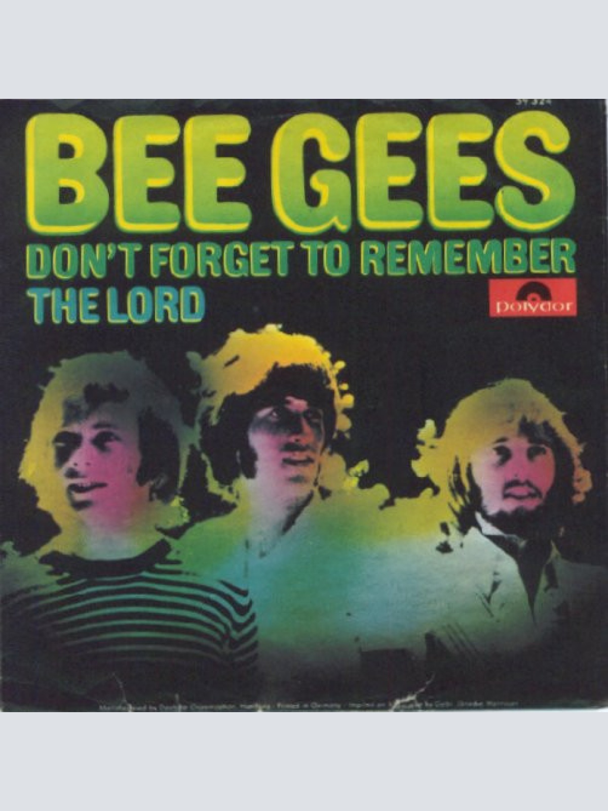 7", Single, Mono Bee Gees - Don't Forget To Remember