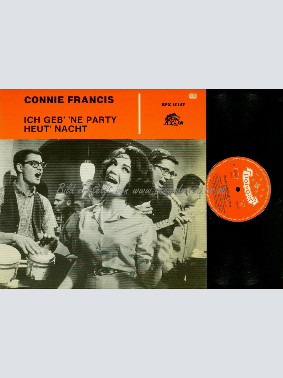 LP-CONNIE FRANCIS ICH GEB NE PARTY HEUT NACHT // BEAR FAMILY