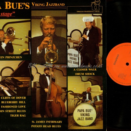 LP--PAPA BUES VIKING JAZZ BAND ON STAGE