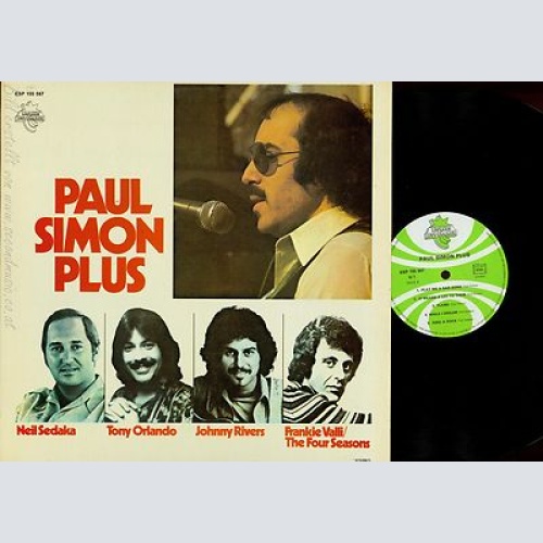 LP--PAUL SIMON PLUS SEDAKA-ORLANDO-RIVERS-VALLI --FOUR SEASONS