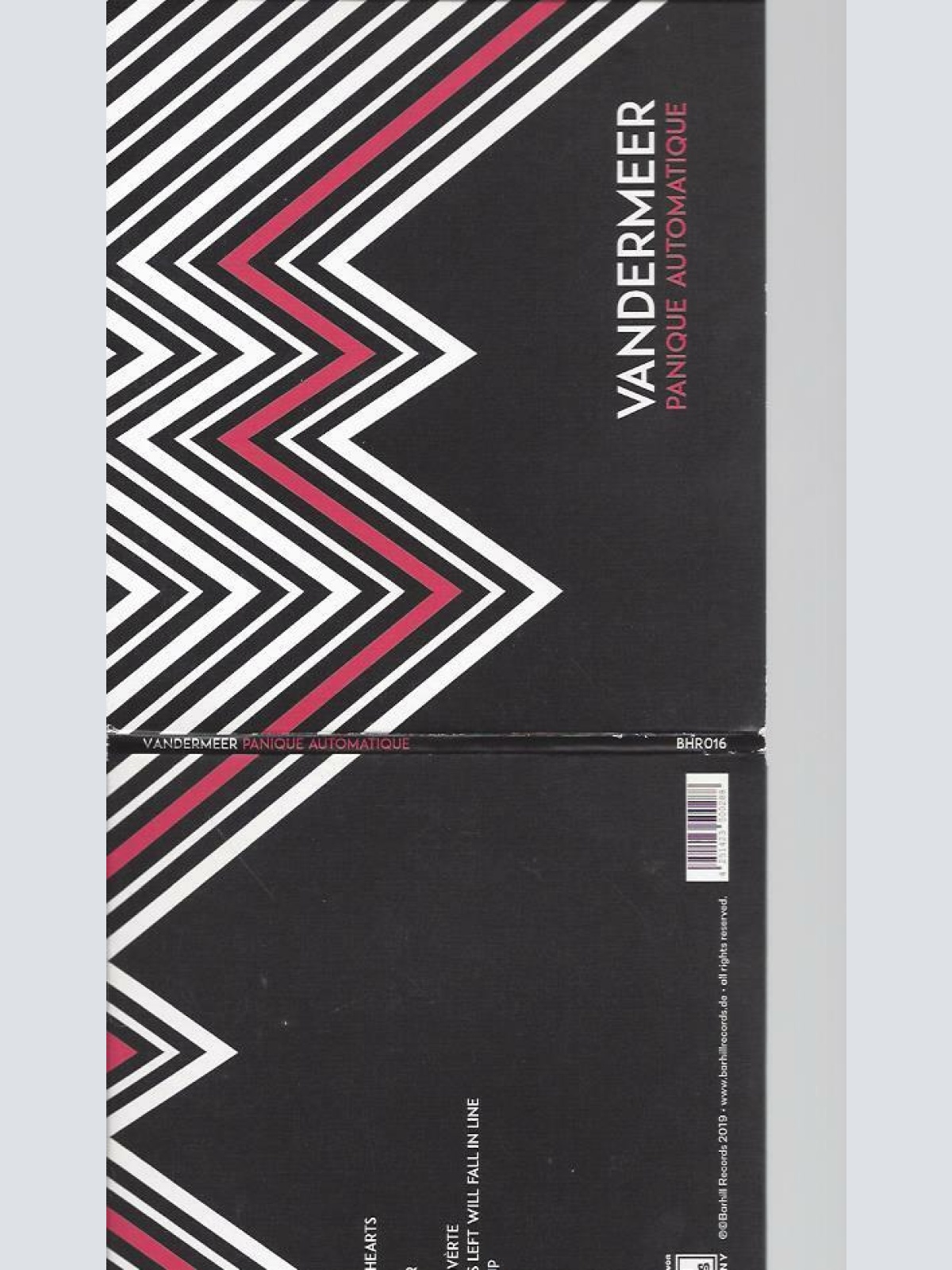 CD-  Panique Automatique  Vandermeer