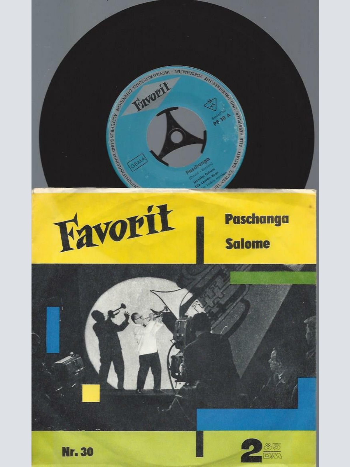 7" Monika Grimm / Die Larson-Boys* / Orchester Jackie Norden* – Paschanga