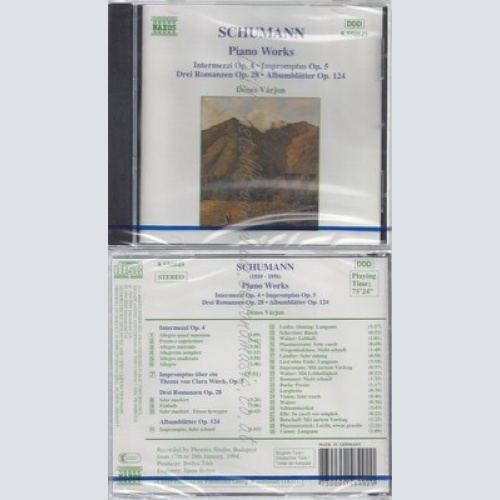 CD--NM-SEALED-DENES VARJON UND ROBERT SCHUMANN -KOMPONIST- -1995- -- KLAVIERWER