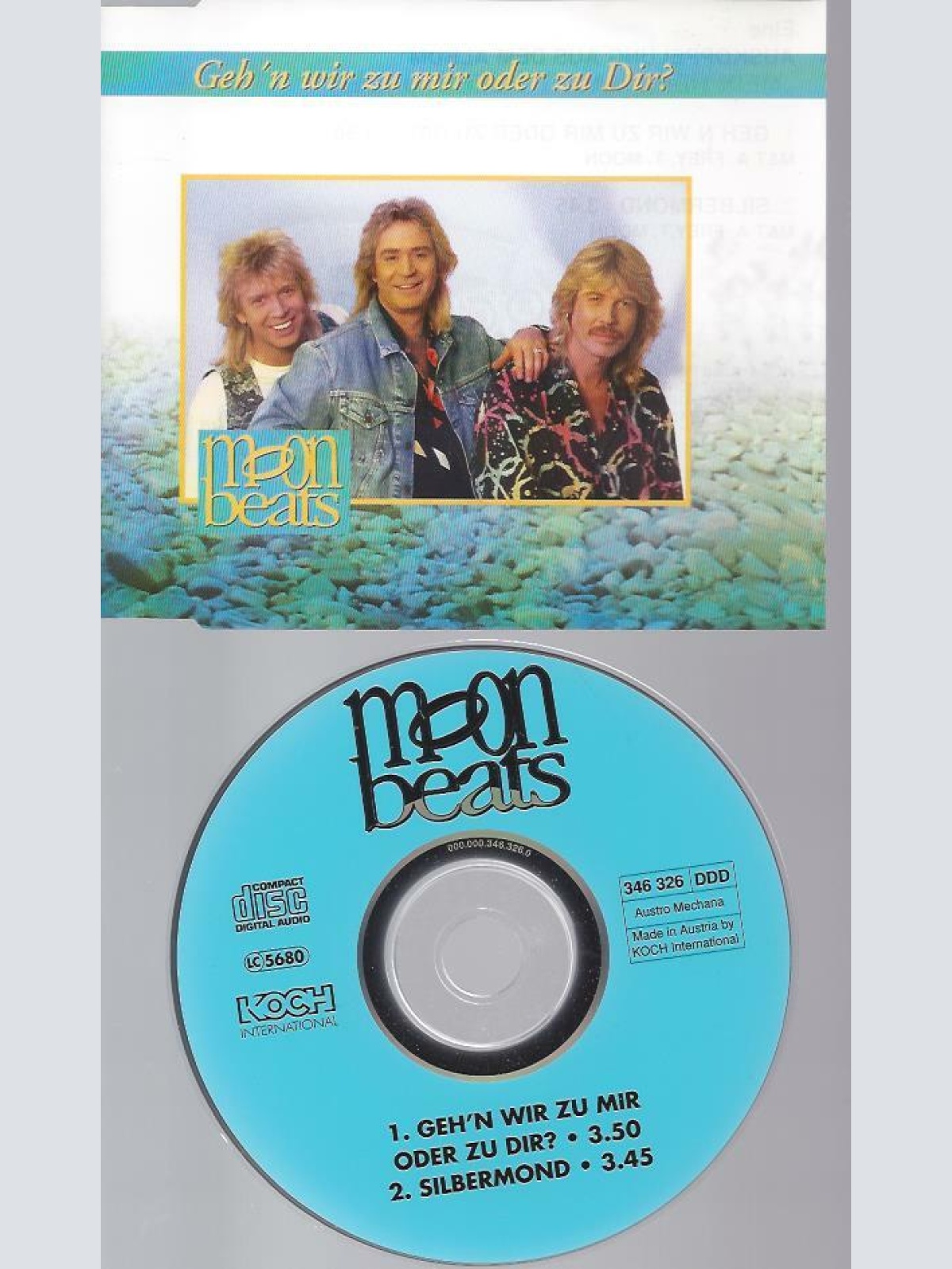 CD -Moonbeats Geh'n wir zu mir oder zu Dir