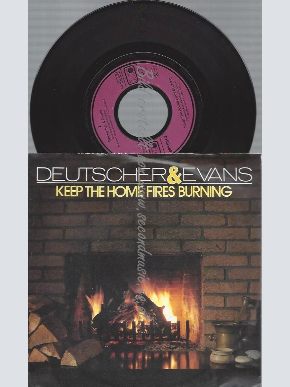 7"  Deutscher & Evans Keep The Home Fires Burning