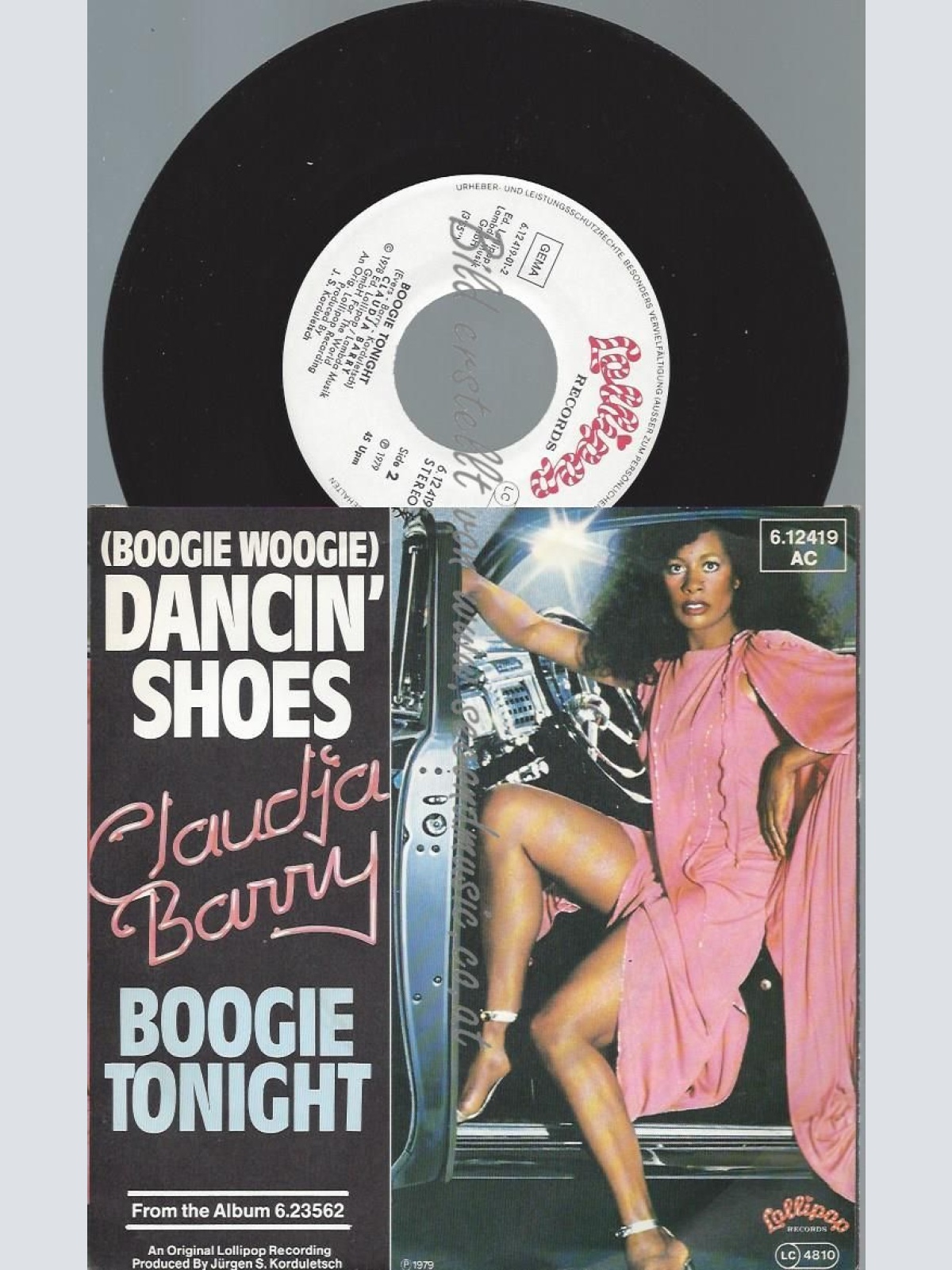 7"    Claudja Barry  (Boogie Woogie) Dancin' Shoes
