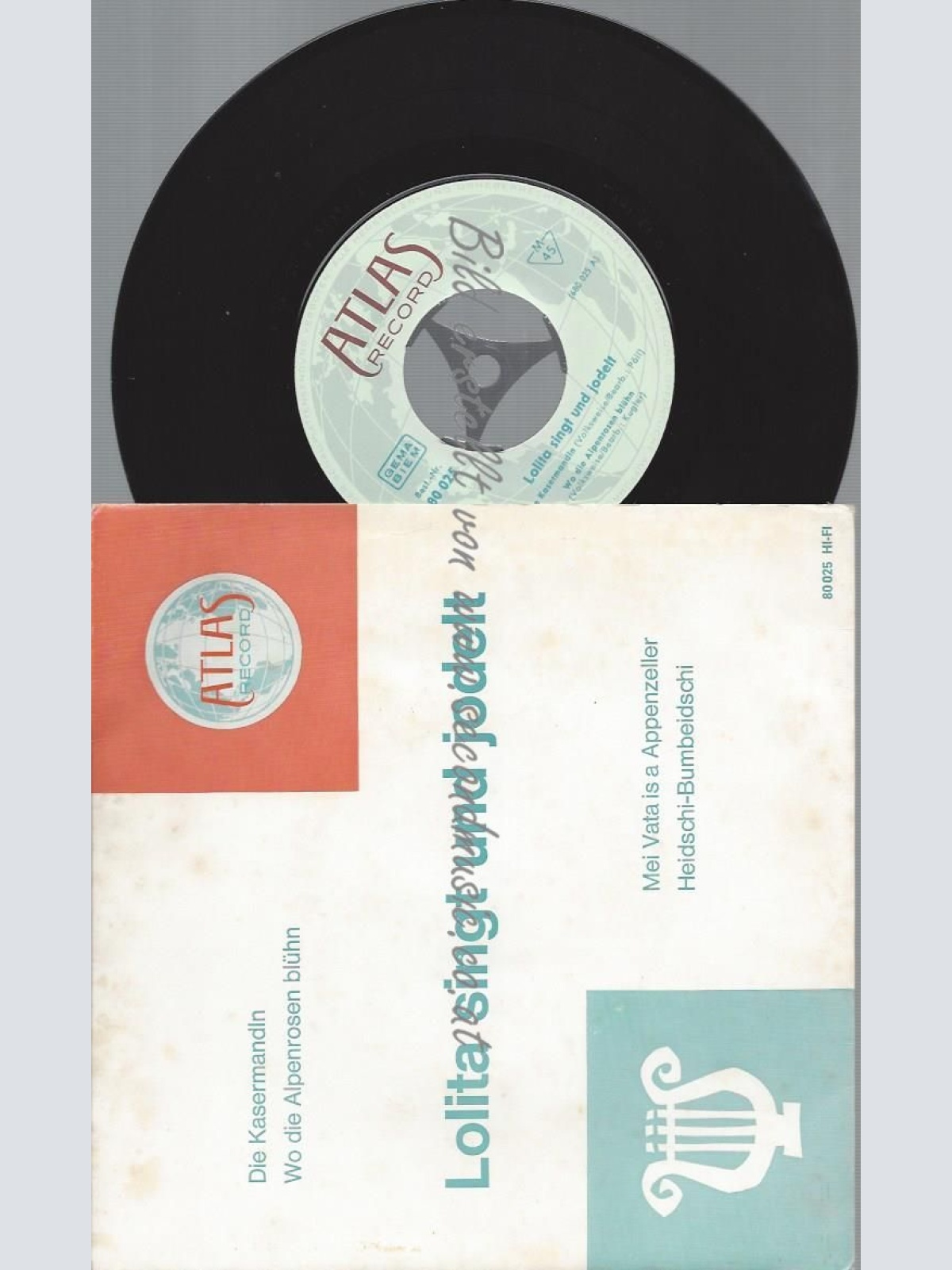 7" Lolita   Lolita Singt Und Jodelt // DIE KASERMANDL