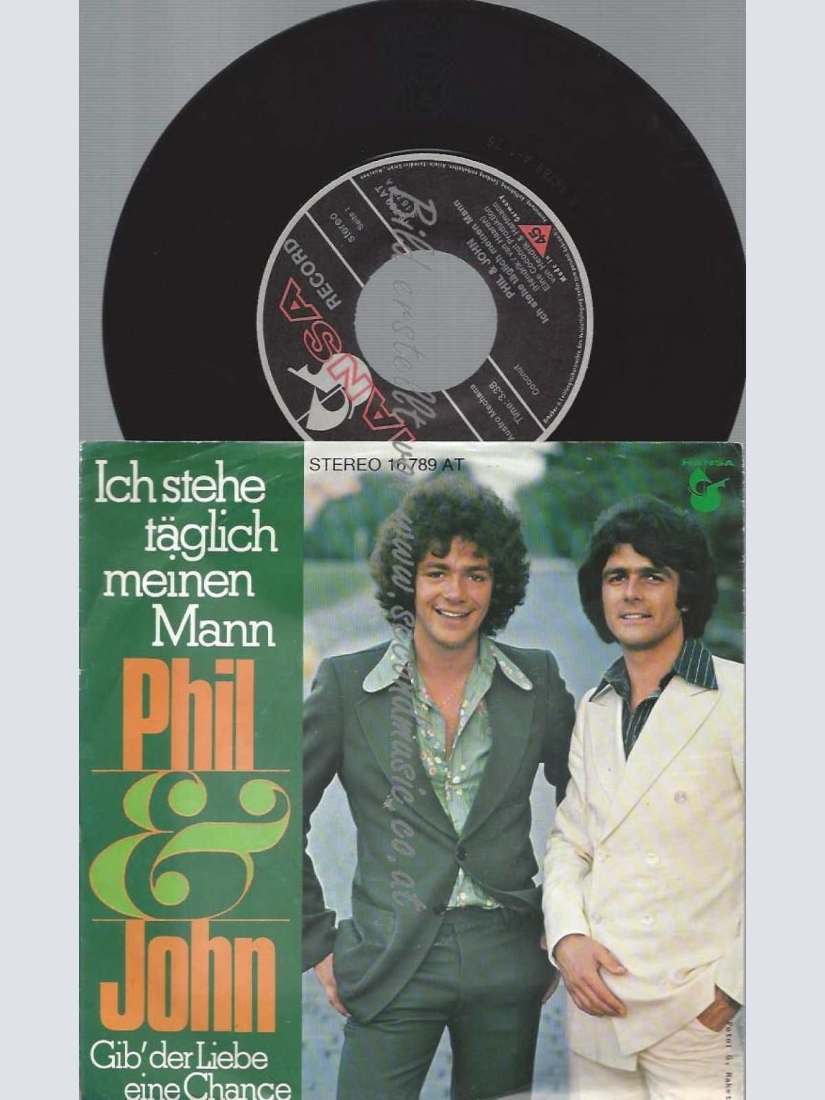 7"   Phil & John – Ich Stehe Täglich Meinen Mann