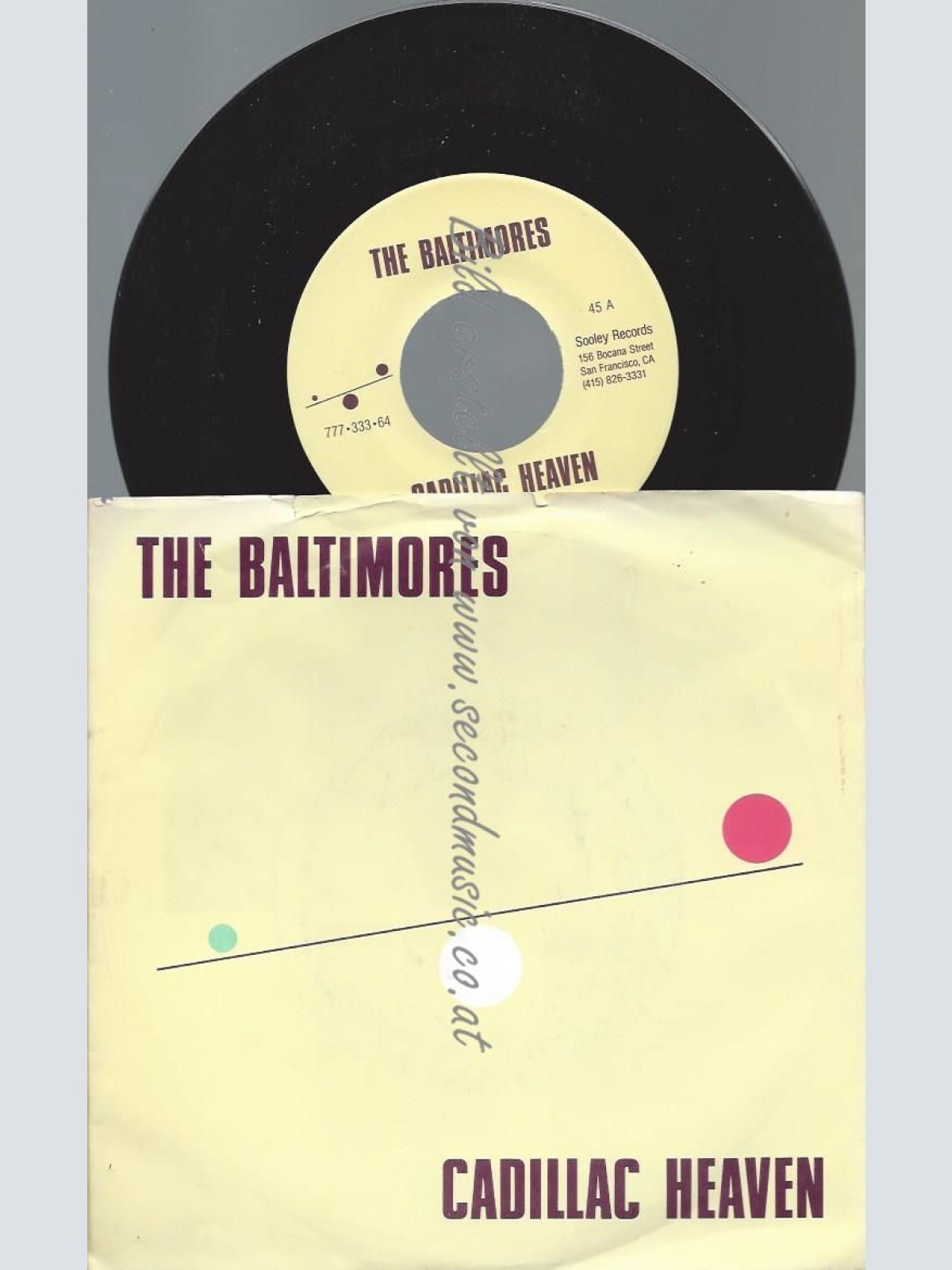 7"   The Baltimores   – Cadillac Heaven