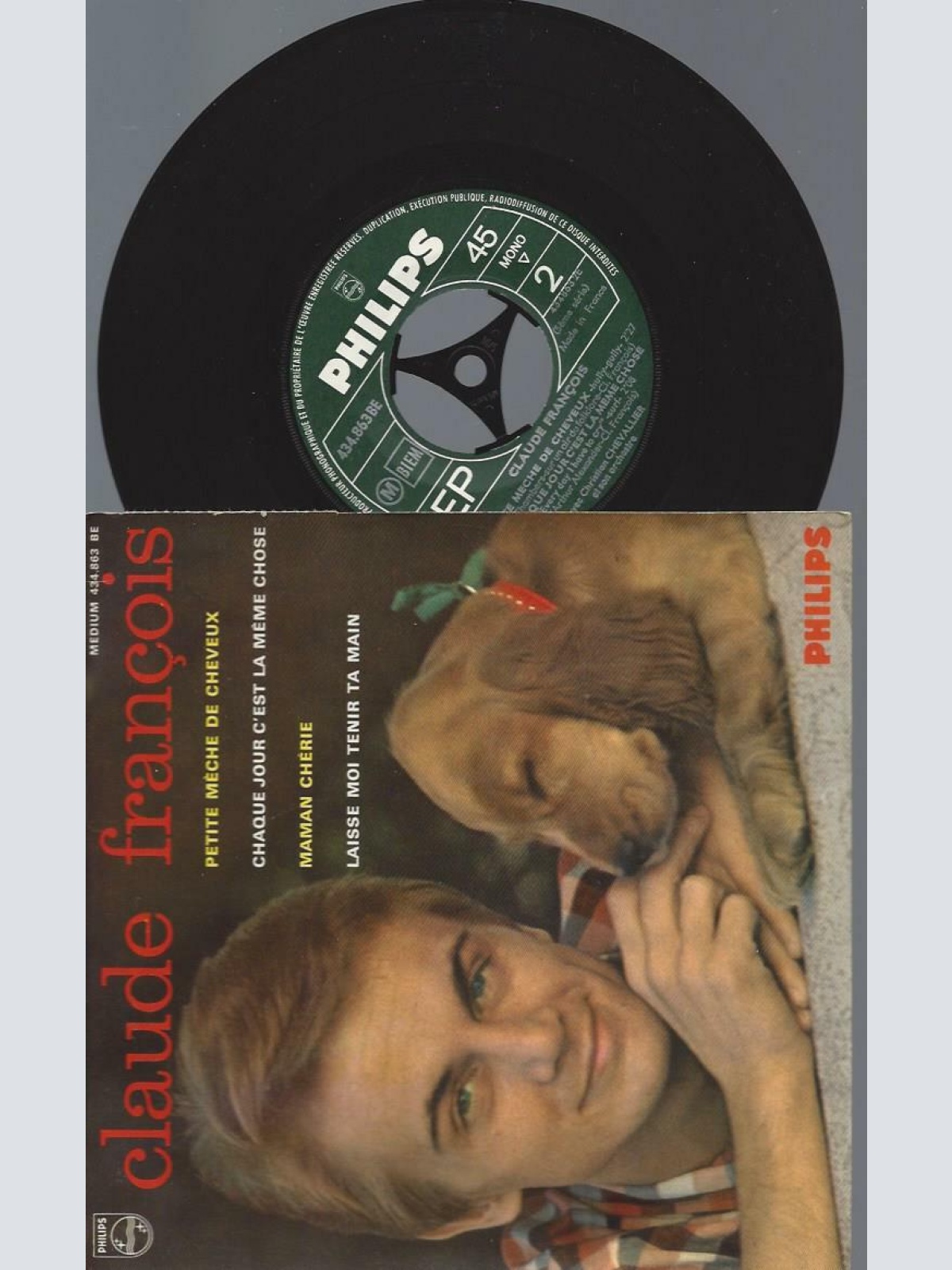 7"   Claude François  Petite Mèche De Cheveux