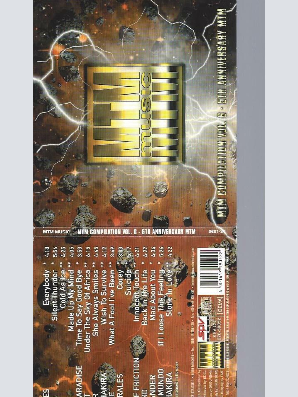 CD-- MTM MUSIC  ROCK BALLDAS  VOL 6