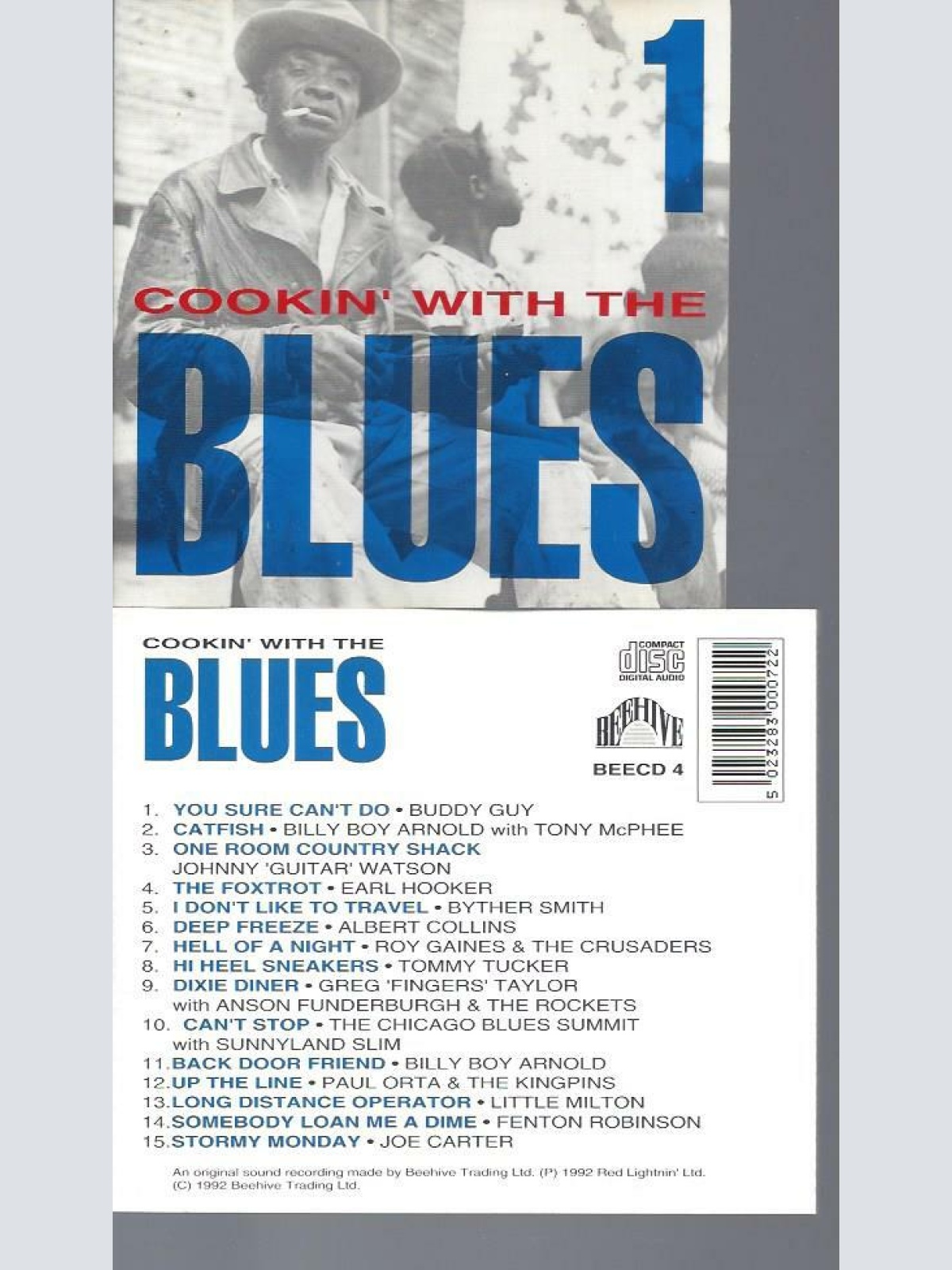 CD-   Cookin' With The Blues Volume 1