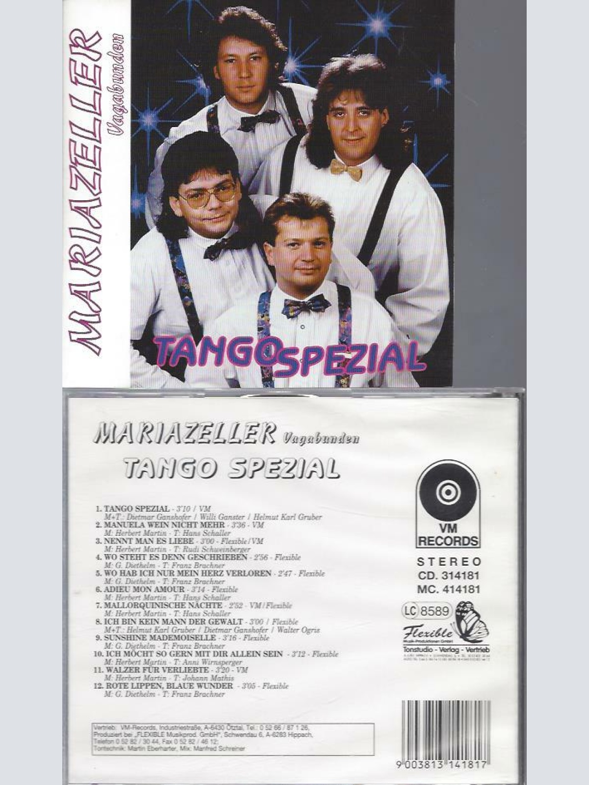 CD- Mariazeller Vagabunden Tango Spezial