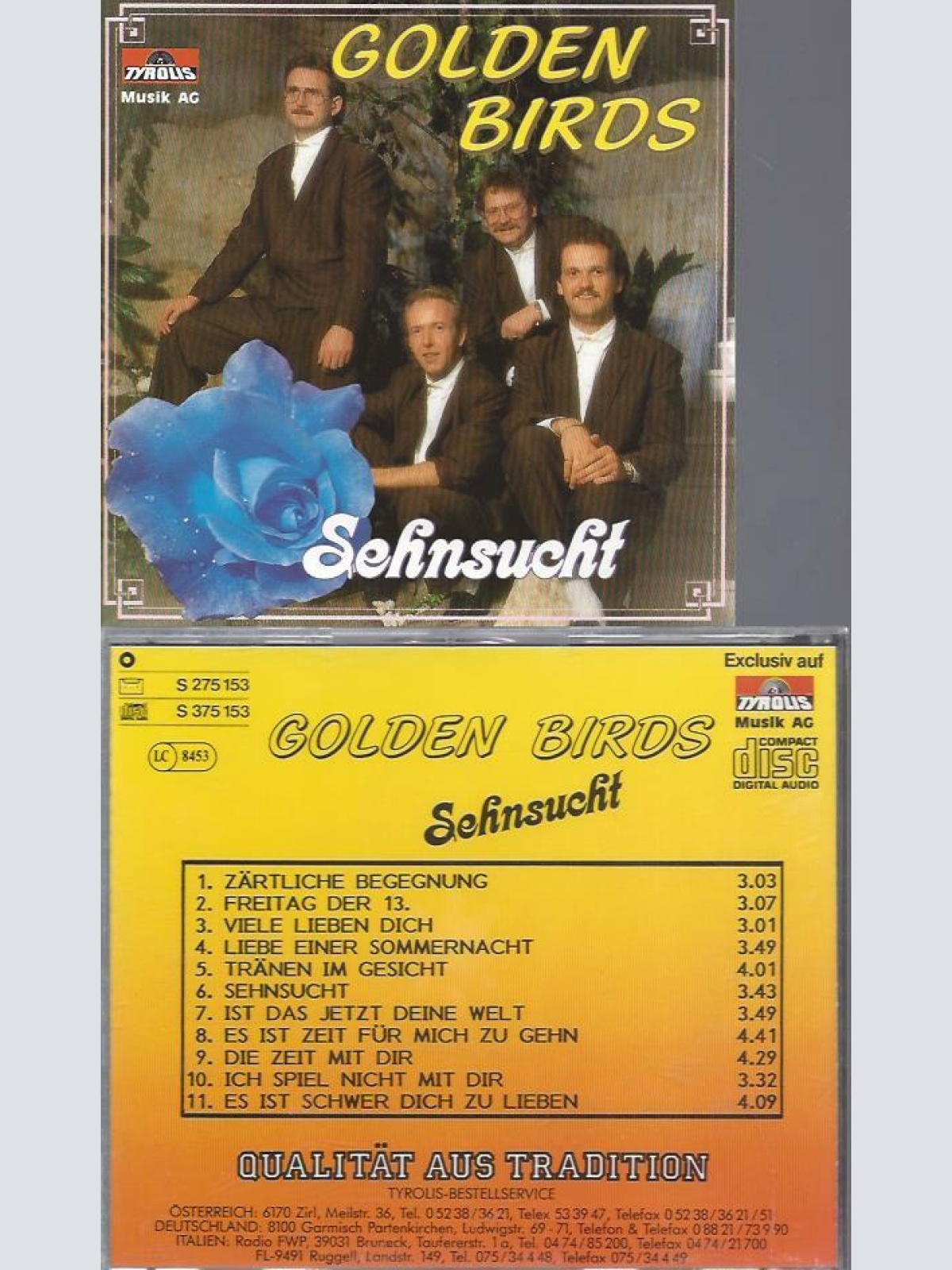 CD- Golden Birds  Sehnsucht
