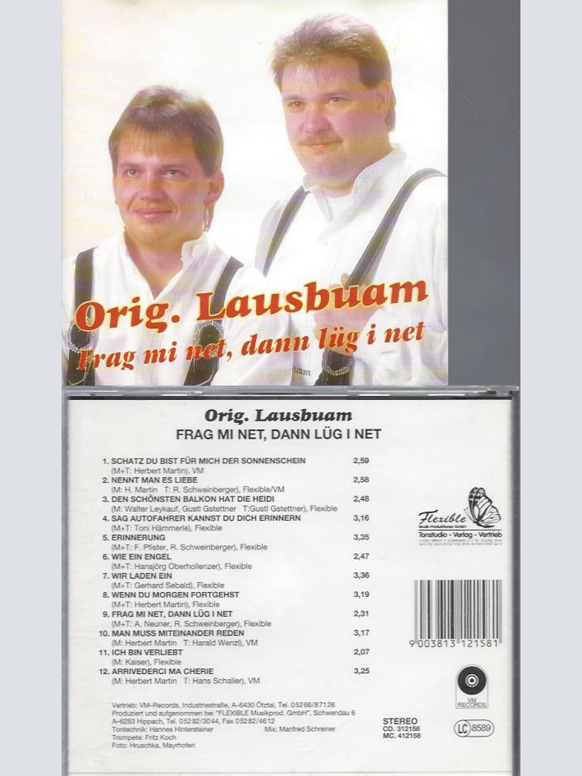 CD- Orig. Lausbuam   // Frag mi net dann i lüg i net // VM Records